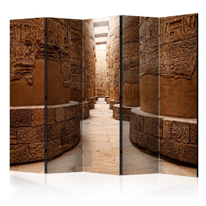 Paris Prix Paravent 5 Volets "The Temple Of Karnak Egypt" 172x225cm