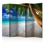 paris prix Paravent 5 Volets "Tropical Island" 172x225cm