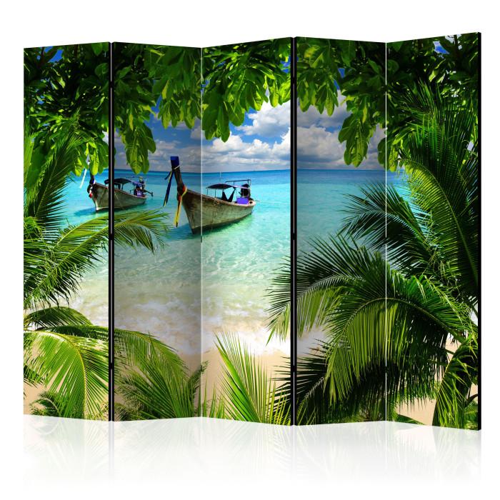Paris Prix Paravent 5 Volets "Tropical Paradise" 172x225cm
