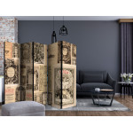 Paris Prix Paravent 5 Volets "Vintage Books" 172x225cm