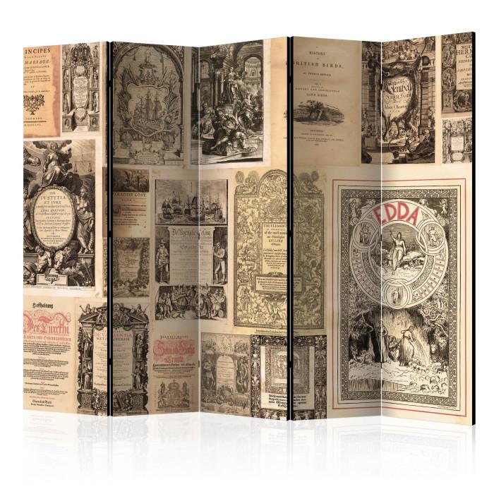 Paris Prix Paravent 5 Volets "Vintage Books" 172x225cm