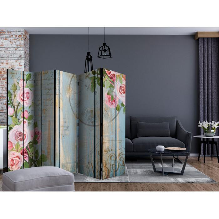 Paris Prix Paravent 5 Volets "Vintage Garden II" 172x225cm