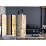 Paris Prix Paravent 5 Volets "White Dahlia II" 172x225cm