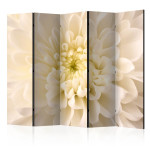 paris prix Paravent 5 Volets "White Dahlia II" 172x225cm