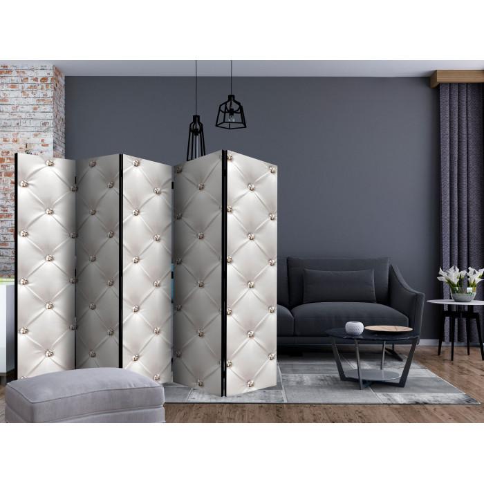 Paris Prix Paravent 5 Volets "White Elegance" 172x225cm