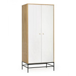 paris prix Armoire 2 Portes Design "Lia" 190cm Blanc