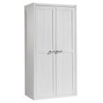 paris prix Armoire 2 Portes "Lewis" 200cm Blanc