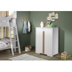 Paris Prix Armoire 2 Portes "London" 116cm Blanc