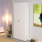 Paris Prix Armoire 2 Portes "Lorenzo" 189cm Blanc