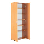 Paris Prix Armoire 2 Portes "Lorenzo" 189cm Naturel
