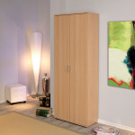 Paris Prix Armoire 2 Portes "Lorenzo" 189cm Naturel