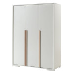 paris prix Armoire 3 Portes "London" 195cm Blanc