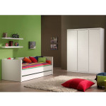 Paris Prix Armoire 3 Portes "Robin" 204cm Blanc