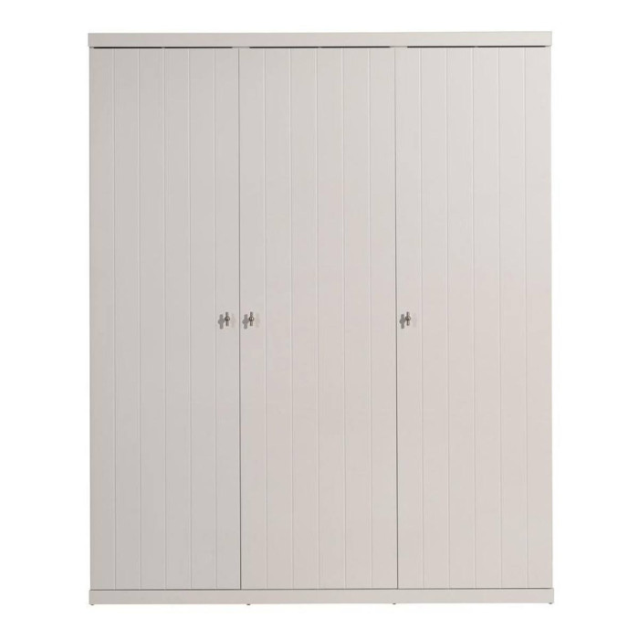 Paris Prix Armoire 3 Portes "Robin" 204cm Blanc