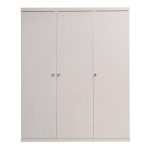 paris prix Armoire 3 Portes "Robin" 204cm Blanc