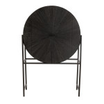 Paris Prix Armoire Bar En Bois "Shanil" 160cm Noir