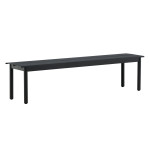 paris prix Banc de Jardin "Modena" 180cm Noir
