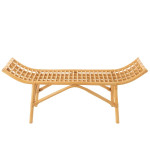 Paris Prix Banc Design "Ana Rotin" 120cm Naturel