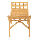 Paris Prix Banc Design "Ana Rotin" 120cm Naturel