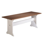paris prix Banc Design en Bois "Terland" 110cm Blanc