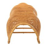 Paris Prix Banc Design En Rotin "Roni" 200cm Naturel