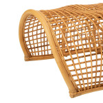 Paris Prix Banc Design En Rotin "Roni" 200cm Naturel