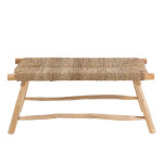 Paris Prix Banc Design En Teck "Timo" 100cm Naturel