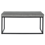 Paris Prix Banc Design "Giulia" 100cm Gris