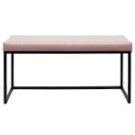 Paris Prix Banc Design "Giulia" 100cm Rose