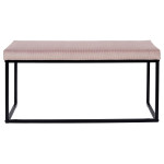 Paris Prix Banc Design "Giulia" 100cm Rose