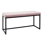 paris prix Banc Design "Giulia" 100cm Rose