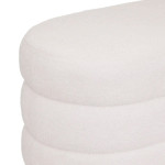 Paris Prix Banc Design "Sinan" 100cm Blanc