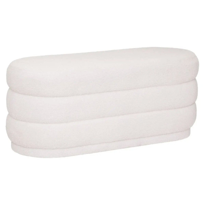 Paris Prix Banc Design "Sinan" 100cm Blanc