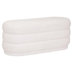 paris prix Banc Design "Sinan" 100cm Blanc
