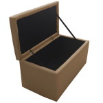 Paris Prix Banquette Coffre "Prunille" 85cm Taupe