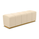 Paris Prix Banquette Design "Eliot" 140cm Beige