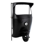 paris prix Bar Vélo en Métal "Tuktuk" 165cm Noir