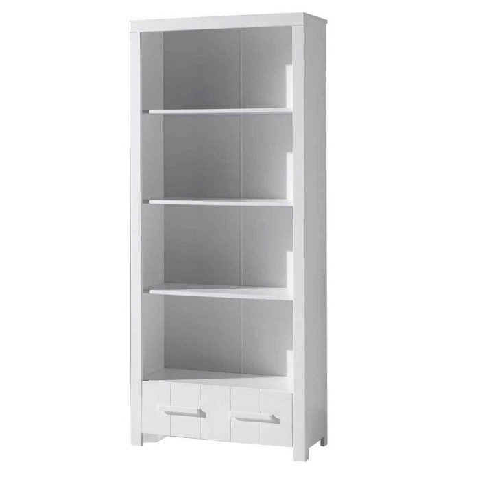 Paris Prix Bibliothèque 3 Niveaux "Erik" 205cm Blanc