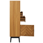 Paris Prix Bibliothèque Design "Felix" 140cm Marron