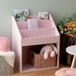Paris Prix Bibliothèque Enfant "Festonnée" 60cm Rose