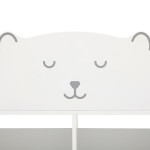 Paris Prix Bibliothèque Enfant "Ourson" 64cm Blanc