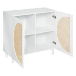 Paris Prix Buffet 2 Portes "Cabras" 94cm Blanc