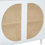 Paris Prix Buffet 2 Portes "Cabras" 94cm Blanc
