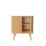 Paris Prix Buffet 2 Portes Design "Rove" 95cm Chêne