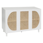 paris prix Buffet 3 Portes "Cabras" 120cm Blanc