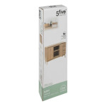 Paris Prix Buffet Bas Design "Abana" 120cm Naturel