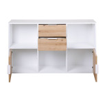 Paris Prix Buffet Design 6 Cases "Adam" 70cm Blanc