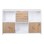paris prix Buffet Design 6 Cases "Adam" 70cm Blanc