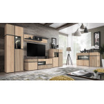 Paris Prix Buffet Design LED "Cross" 110cm Naturel