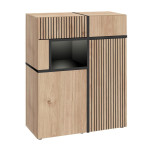 paris prix Buffet Design LED "Cross" 110cm Naturel